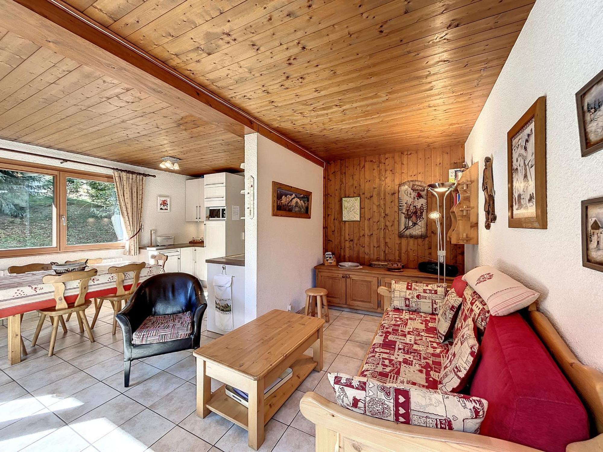 Bel Apt Au Centre De Combloux Avec Jardin, Balcon, Wifi Et Parking A 300M Des Commerces - Fr-1-560-52 Exterior foto
